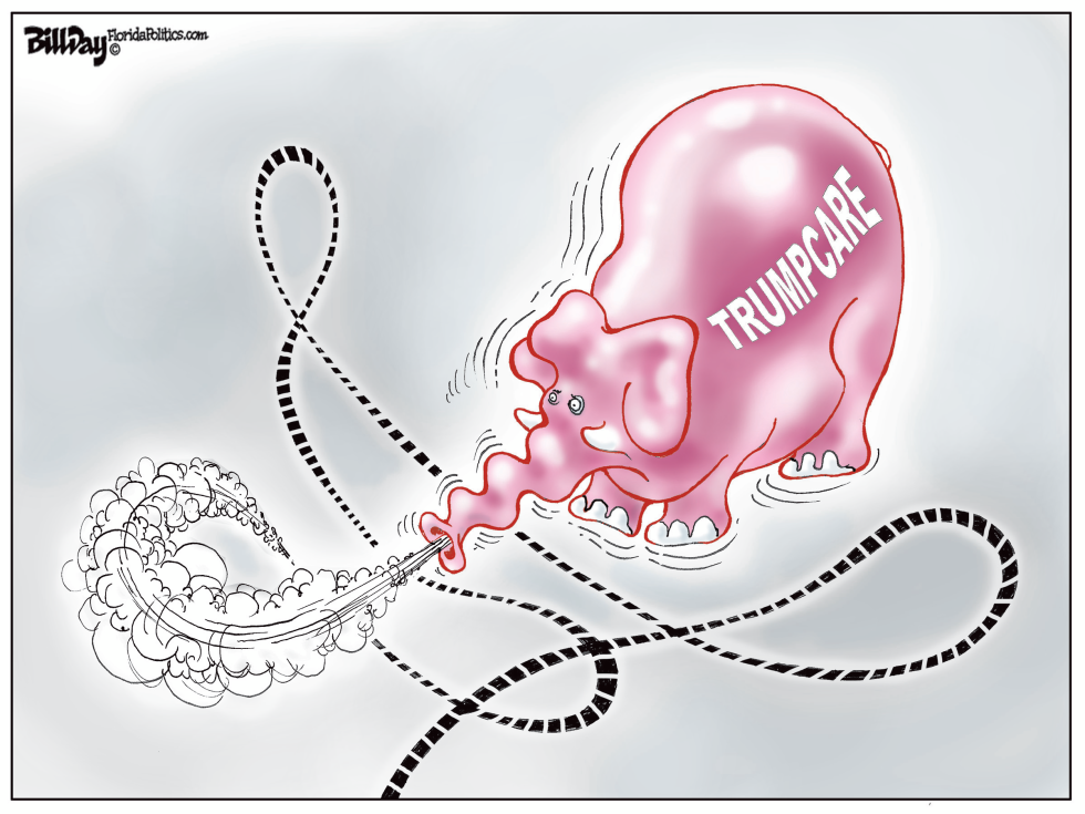  TRUMPCARE BALLOON by Bill Day