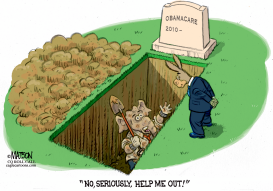 REPUBLICANS DIG EARLY GRAVE by RJ Matson