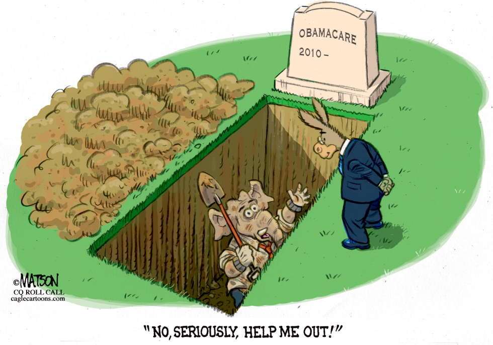  REPUBLICANS DIG EARLY GRAVE by RJ Matson