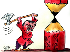 ERDOGAN AND FREE PRESS by Christo Komarnitski