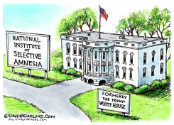 WHITE HOUSE AMNESIA by Dave Granlund