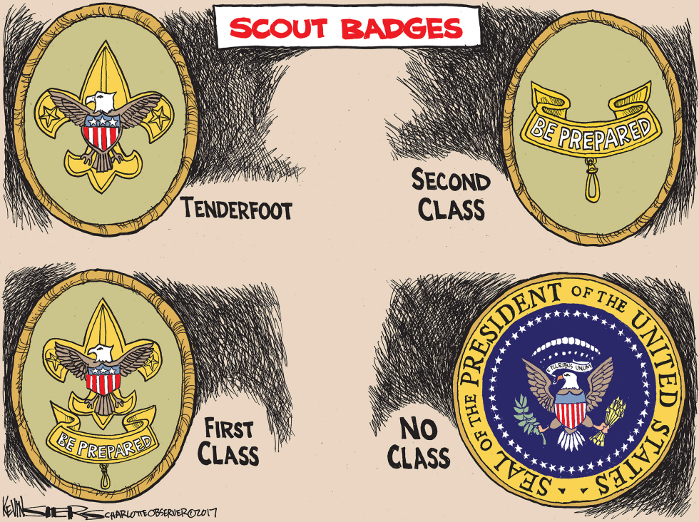  SCOUT BADGES by Kevin Siers