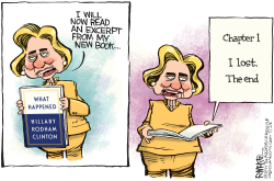 NEW HILLARY BOOK by Rick McKee