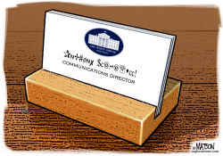 NEW BUSINESS CARDS FOR ANTHONY SCARAMUCCI by RJ Matson