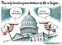 CONGRESS FINGER-POINTING by Dave Granlund