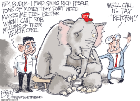 SAD ELEPHANT by Pat Bagley