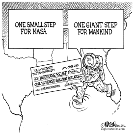 ONE SMALL STEP FOR NASA by RJ Matson