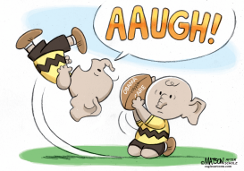 CHARLIE BROWN REPUBLICANS CAN'T REPEAL OBAMACARE by RJ Matson