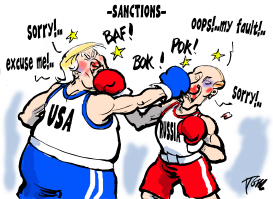 SANCTIONS USA RUSSIA by Tom Janssen