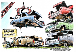 TRUMP JUNKYARD by Dave Granlund