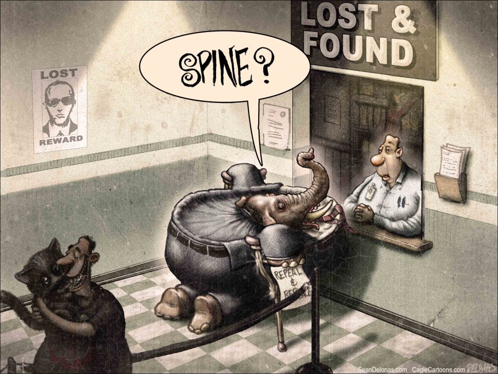  GOP LOST AND FOUND by Sean Delonas