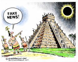 SOLAR ECLIPSE AND BELIEFS by Dave Granlund