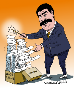 MADURO Y LA MULTIPLICACIóN DE LOS VOTOS by Arcadio Esquivel