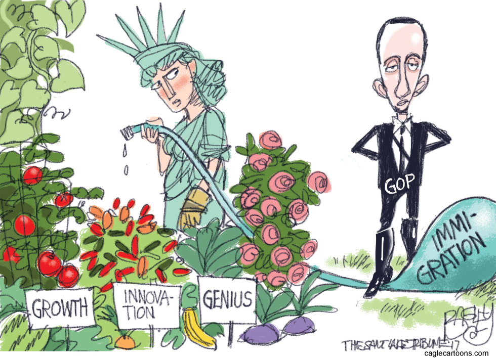  LIBERTY GARDEN by Pat Bagley