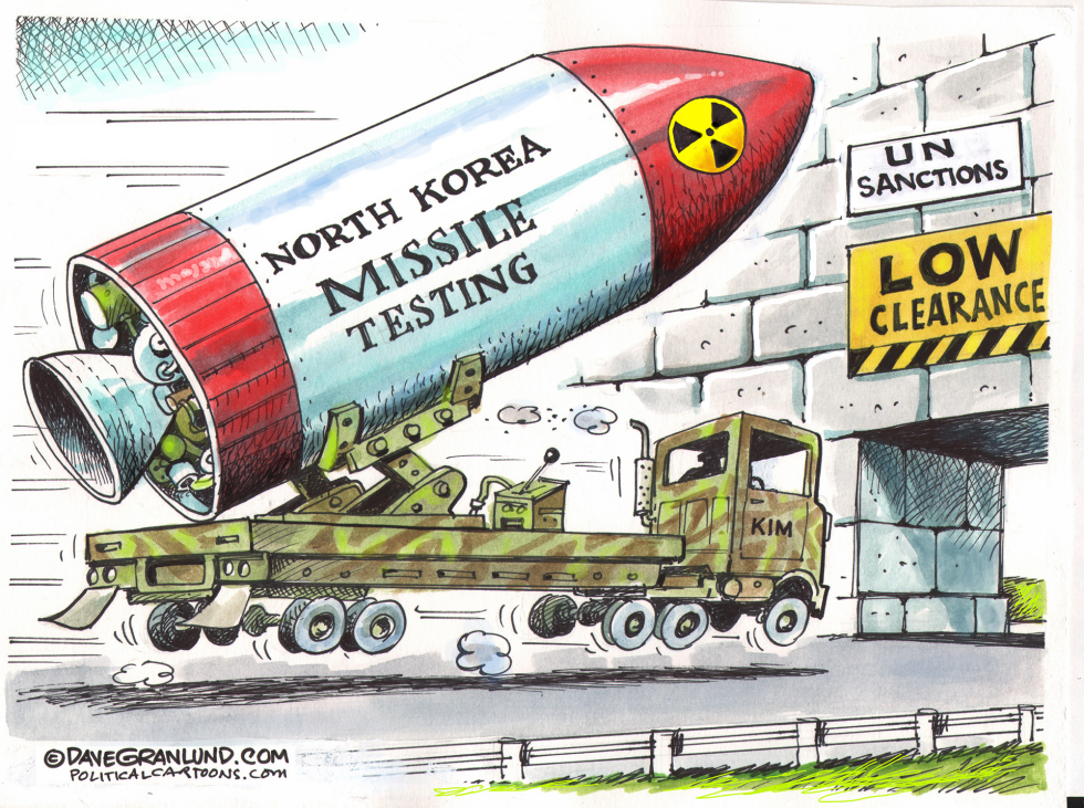  NORTH KOREA AND UN SANCTIONS by Dave Granlund