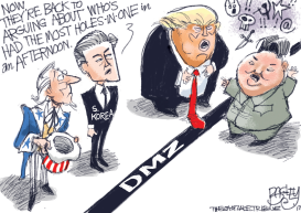 KOREAN CRISIS by Pat Bagley