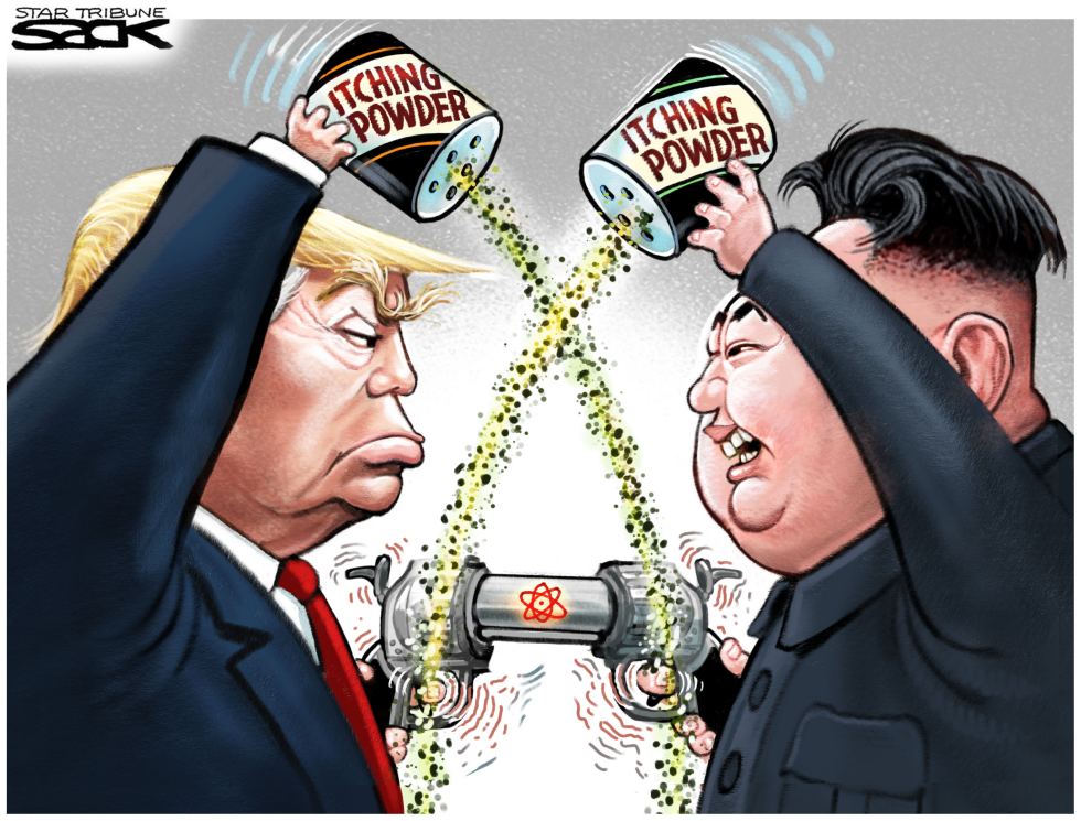  ITCHING FOR A FIGHT by Steve Sack