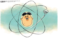 KIM JONG UN NUKE by Rick McKee