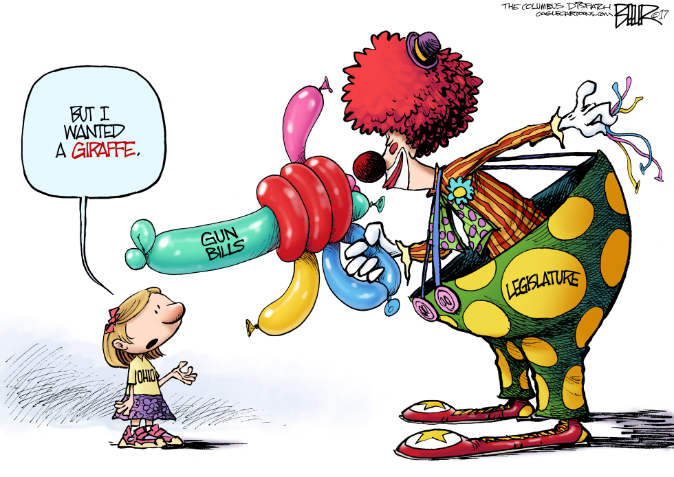  LOCAL OH CLOWNS by Nate Beeler