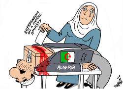 REFERENDUM IN ALGERIA by Stephane Peray