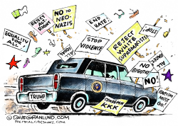 WHITE SUPREMACISTS AND TRUMP by Dave Granlund