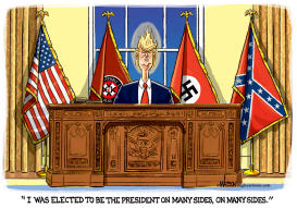 TRUMP IS THE PRESIDENT ON MANY SIDES by RJ Matson