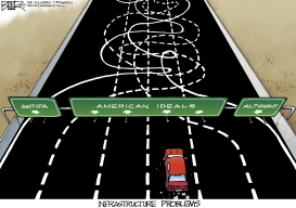 AMERICAN ROADS by Nate Beeler