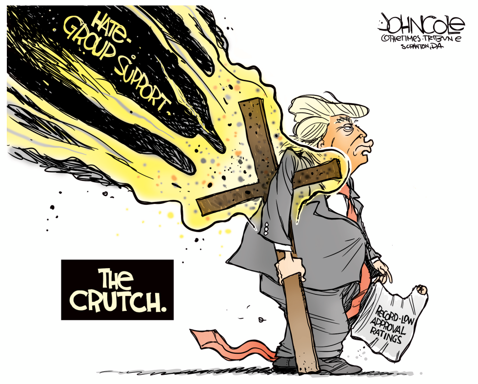  TRUMP'S CRUTCH by John Cole