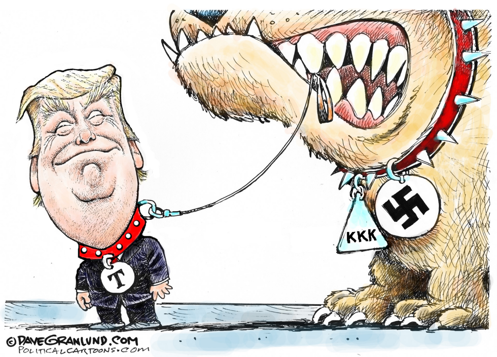  TRUMP AND HATE GROUPS by Dave Granlund