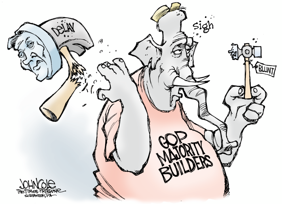  NEW GOP HAMMER   by John Cole