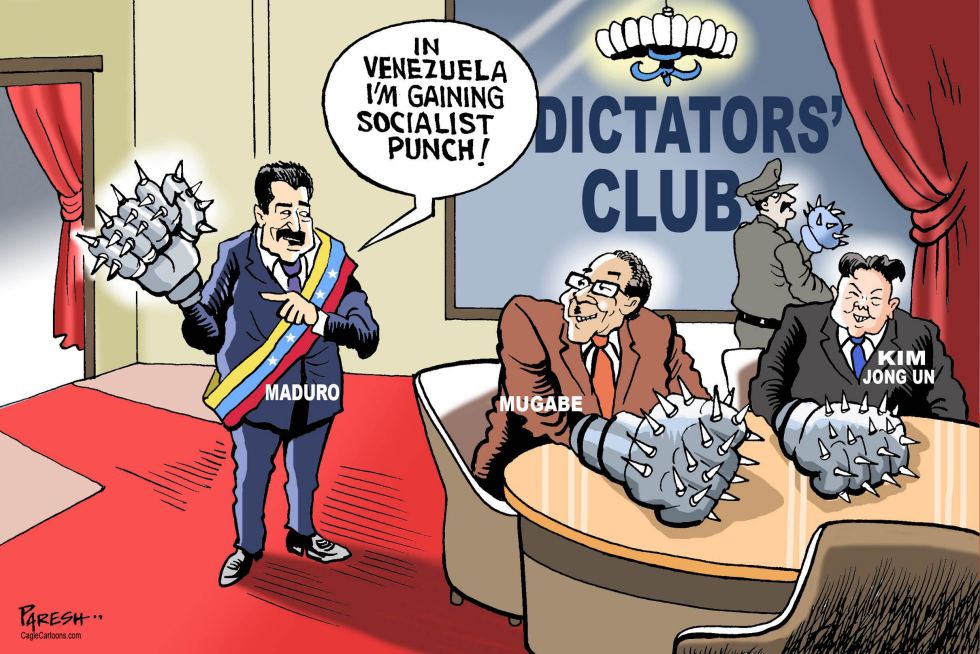  MADURO IN DICTATORS' CLUB by Paresh Nath