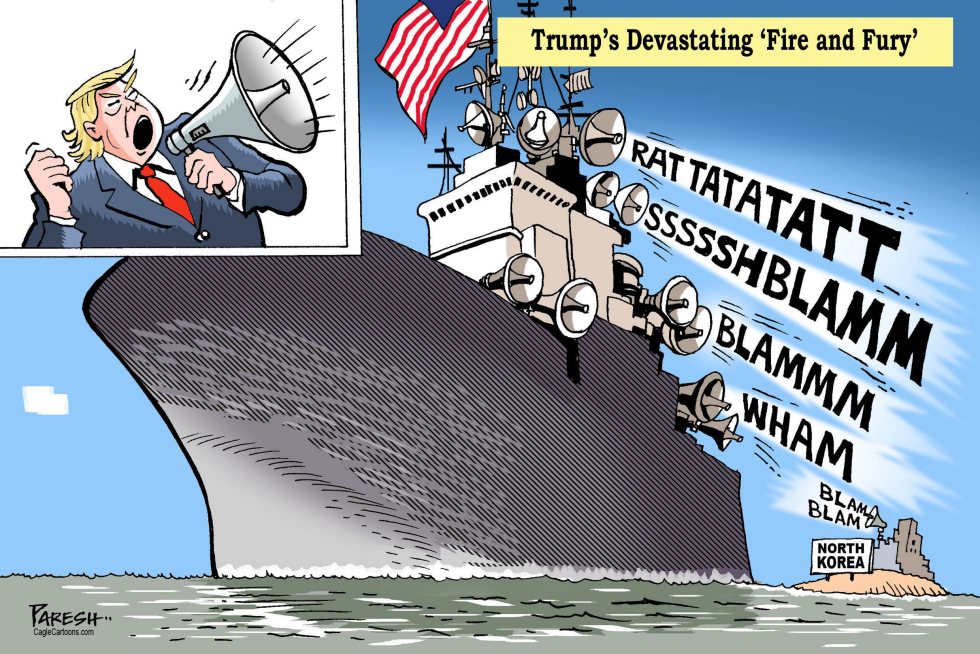  TRUMP'S 'FIRE AND FURY by Paresh Nath