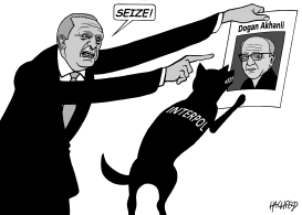 ERDOGAN VS DOGAN AKHANLI by Rainer Hachfeld