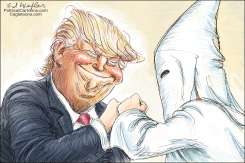 TRUMP FIST BUMP by Ed Wexler