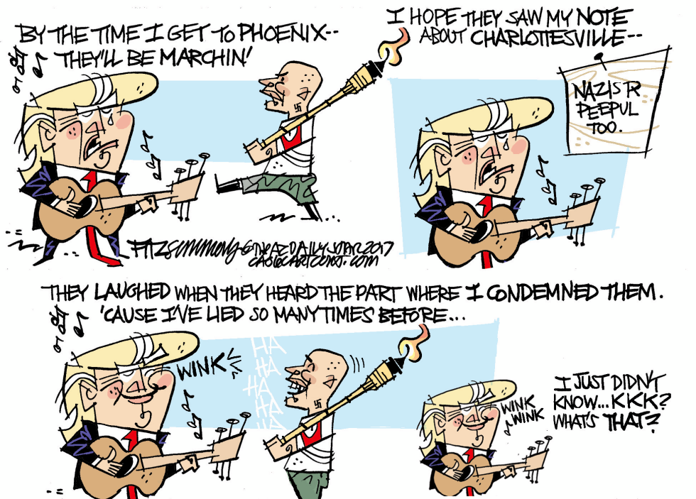  TRUMP IN PHOENIX by David Fitzsimmons