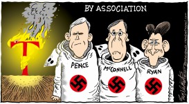 GUILT BY ASSOCIATION by Bob Englehart