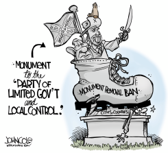 LOCAL NC GOP MONUMENT by John Cole