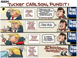 TUCKER CARLSONECLIPSE by Steve Sack