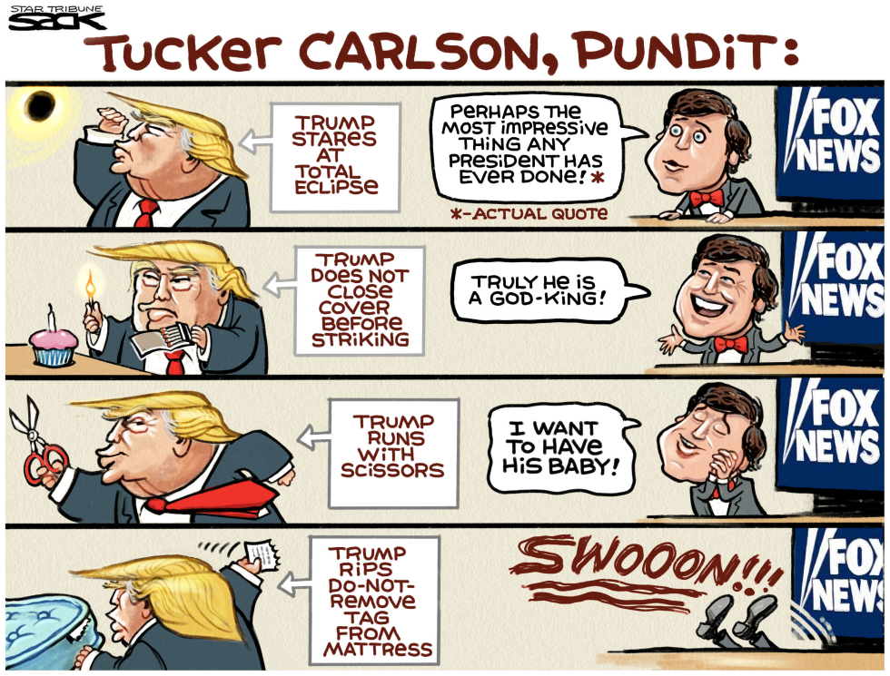  TUCKER CARLSONECLIPSE by Steve Sack