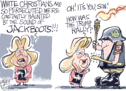 BASEMENT NAZI by Pat Bagley