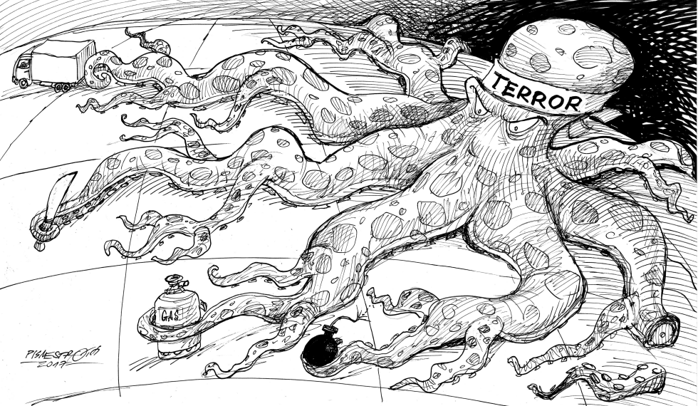  MONSTER TERRORISM OCTOPUS by Petar Pismestrovic