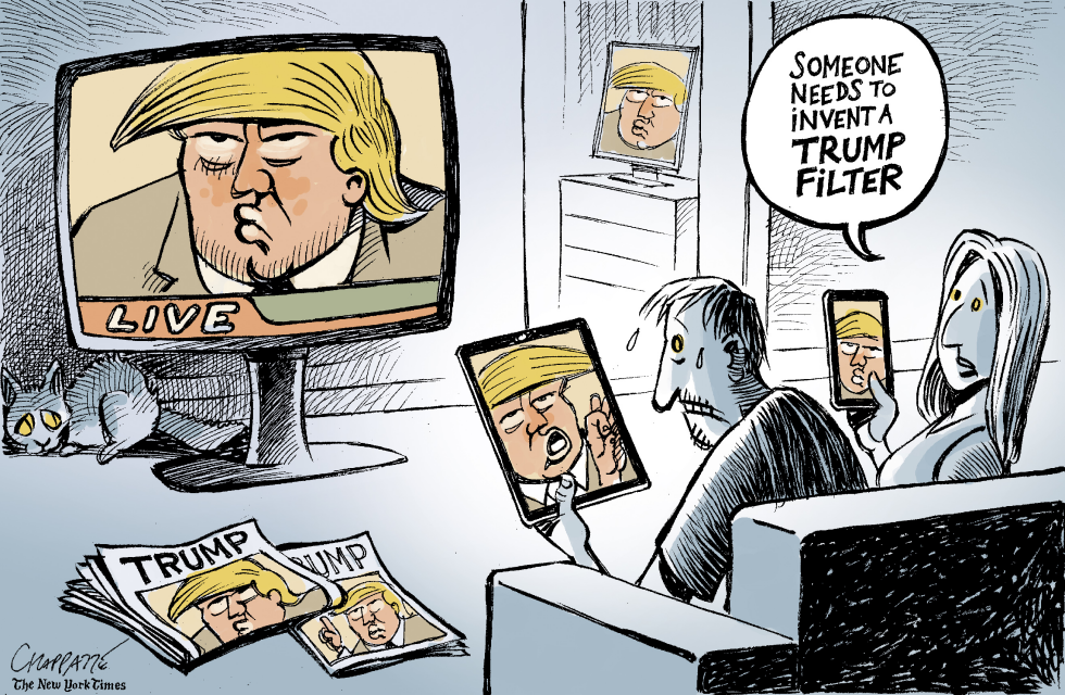  TRUMP OVERDOSE by Patrick Chappatte