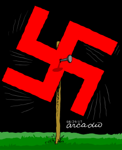 NAZI MOVEMENT AGAIN/NAZIS OTRA VEZ by Arcadio Esquivel