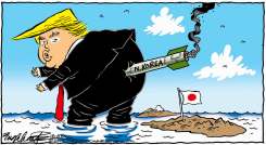 NOKO MISSILE OVER JAPAN by Bob Englehart