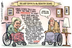 HILLARY EXCUSES by Rick McKee