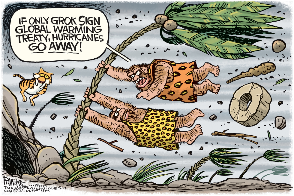  HURRICANE TREATY by Rick McKee