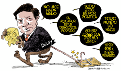 LAS EXCUSAS DE DELAY  by Daryl Cagle