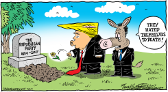 TRUMP AND GOP by Bob Englehart