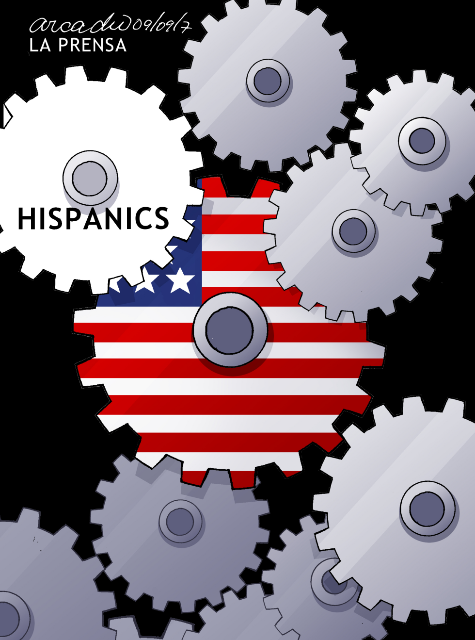  HISPANICS IN US by Arcadio Esquivel