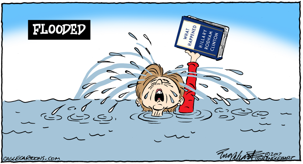  HILLARY'S BOOK by Bob Englehart